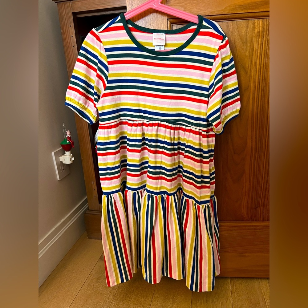 Hanna Andersson multi-colored striped dress